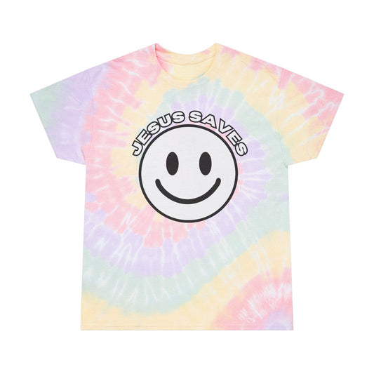 The "Jesus Saves" Smiley Tye Dye T