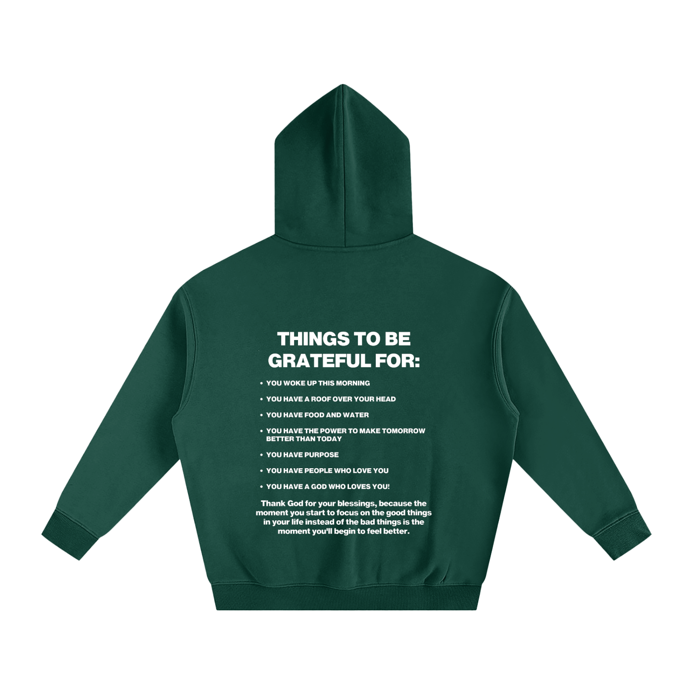 The "Things to Be Grateful For" Hoodie