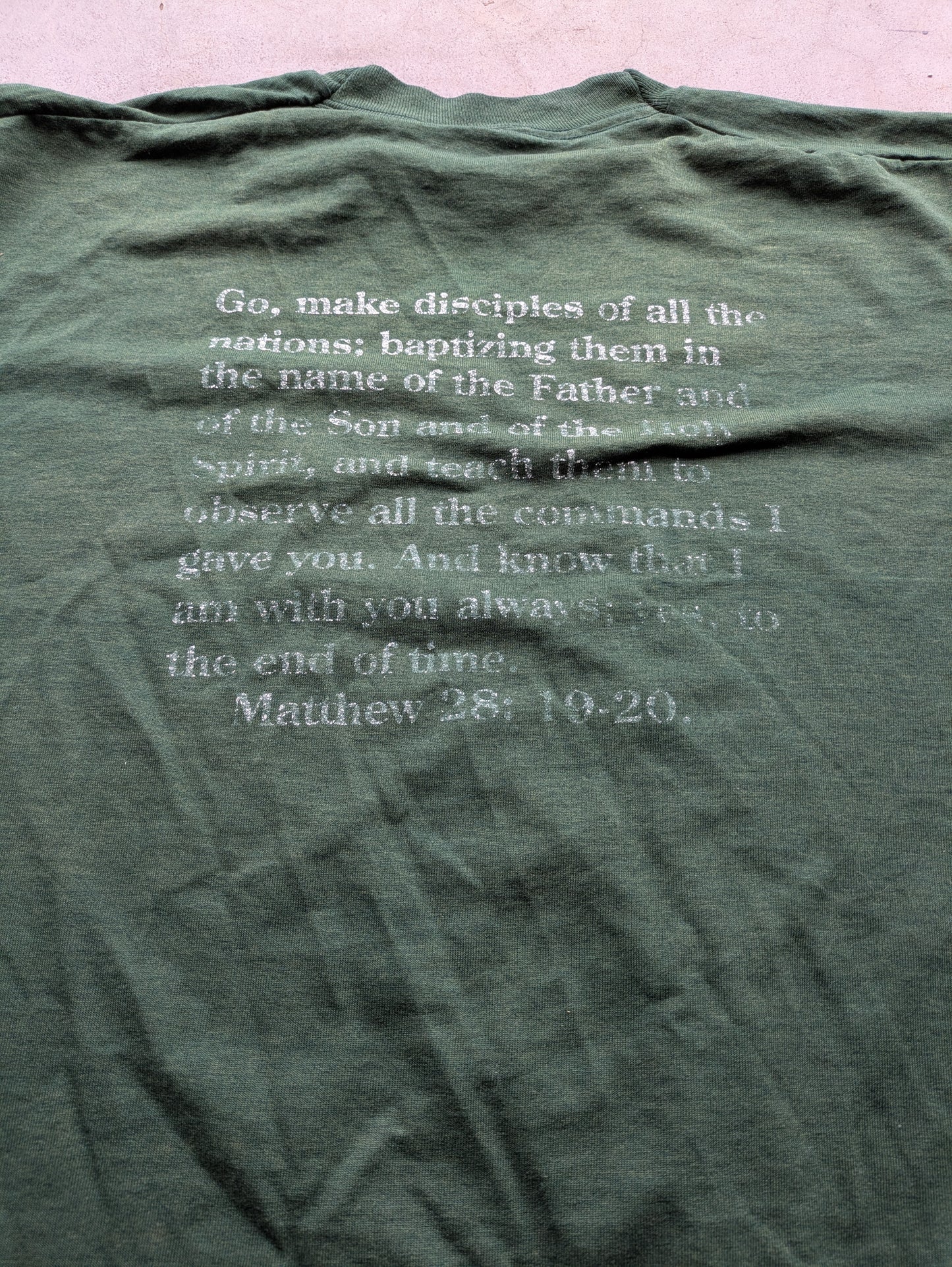 VTG "Go and Make Disciples" Jesus Shirt Size L