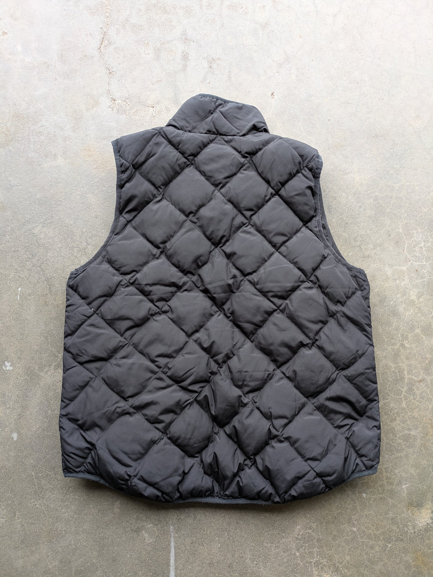 Custom Upcycled Black Wmns Woolrich Vest w/ "God is Good" Patch
