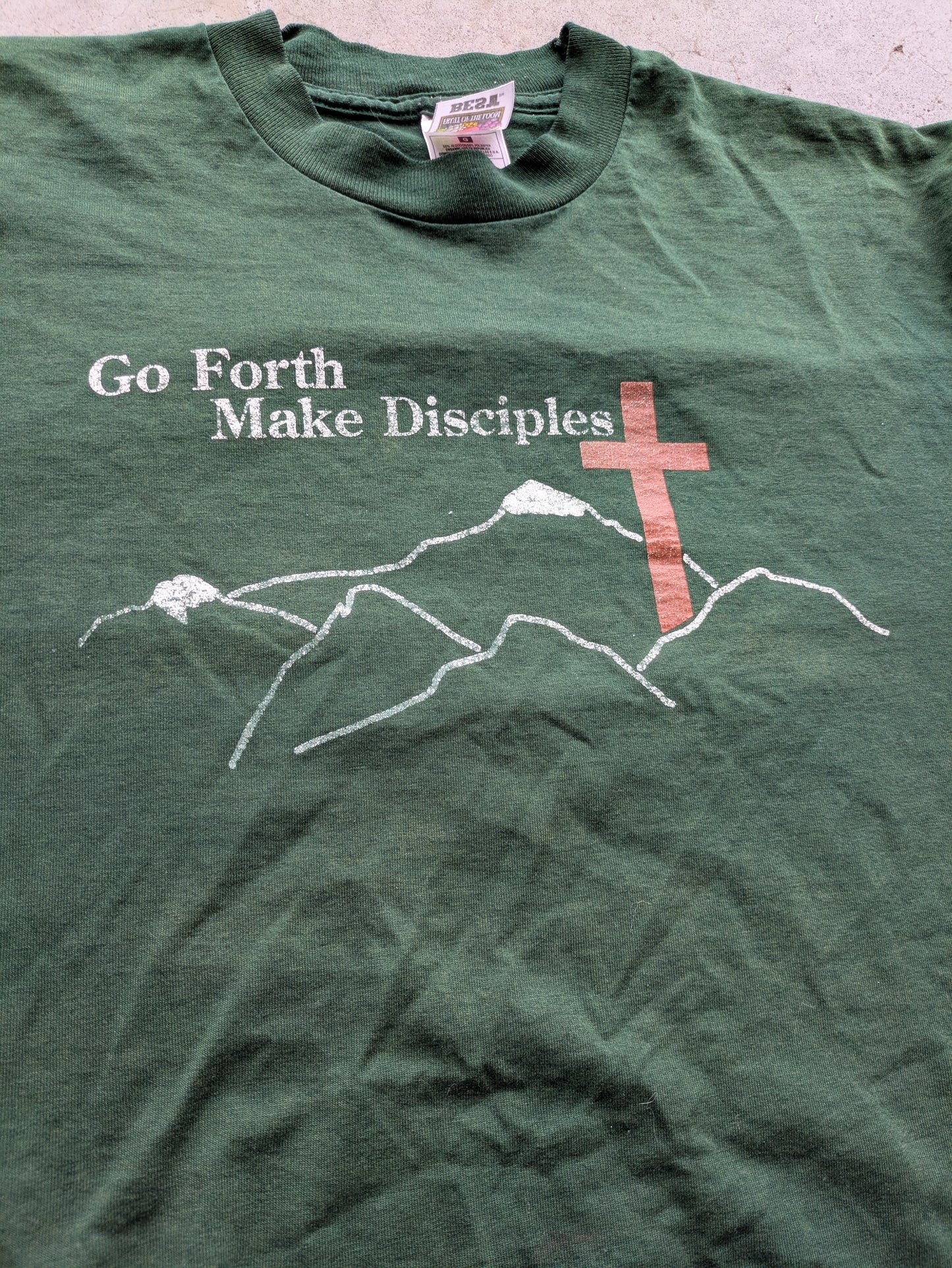 VTG "Go and Make Disciples" Jesus Shirt Size L