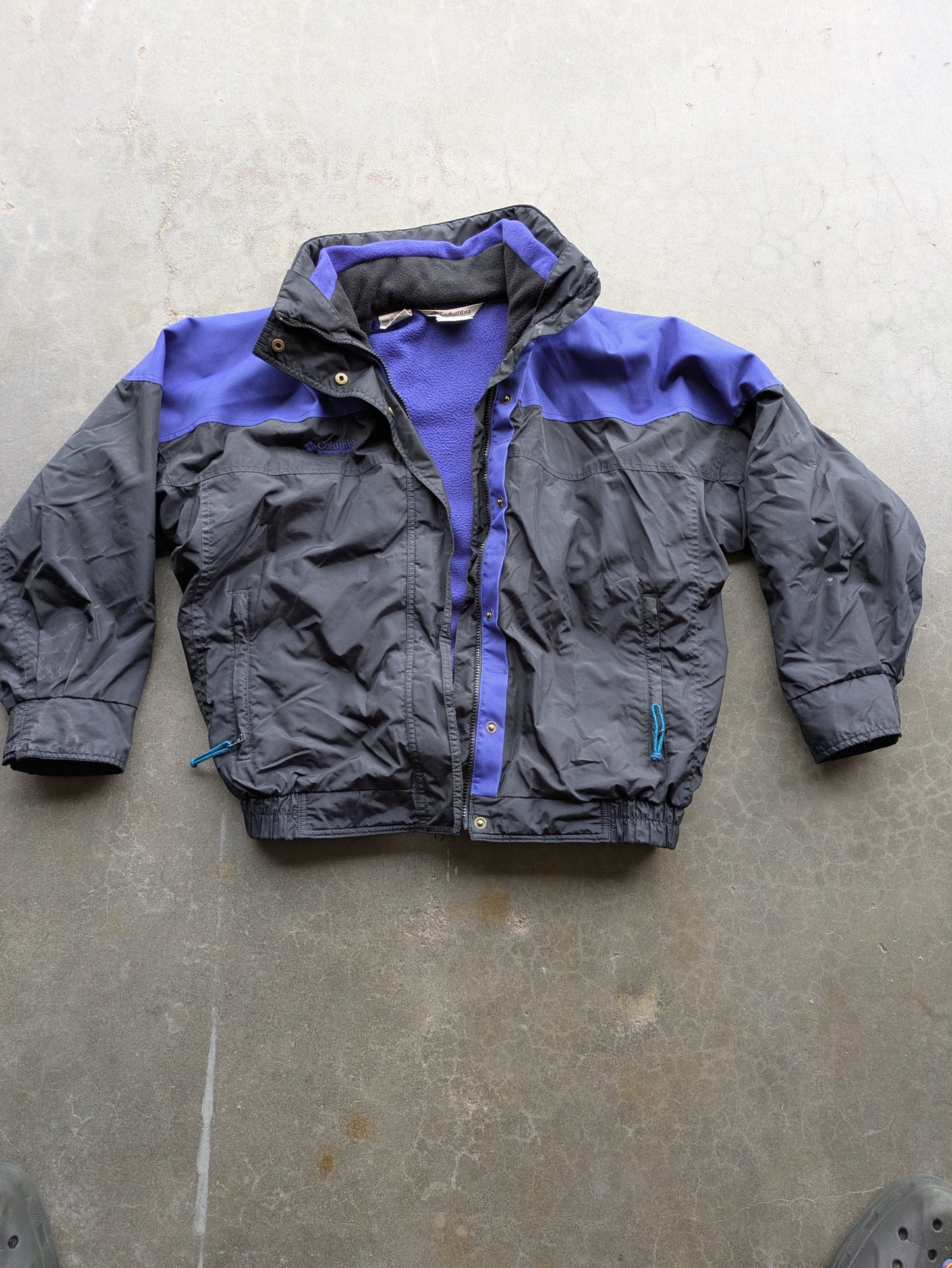 VTG Colombia Bugaboo Purple and Black Jacket Woman's Medium