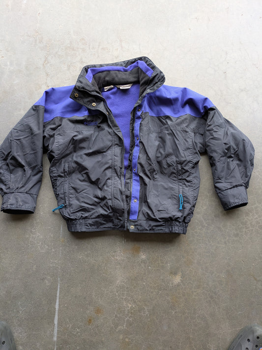 VTG Colombia Bugaboo Purple and Black Jacket Woman's Medium