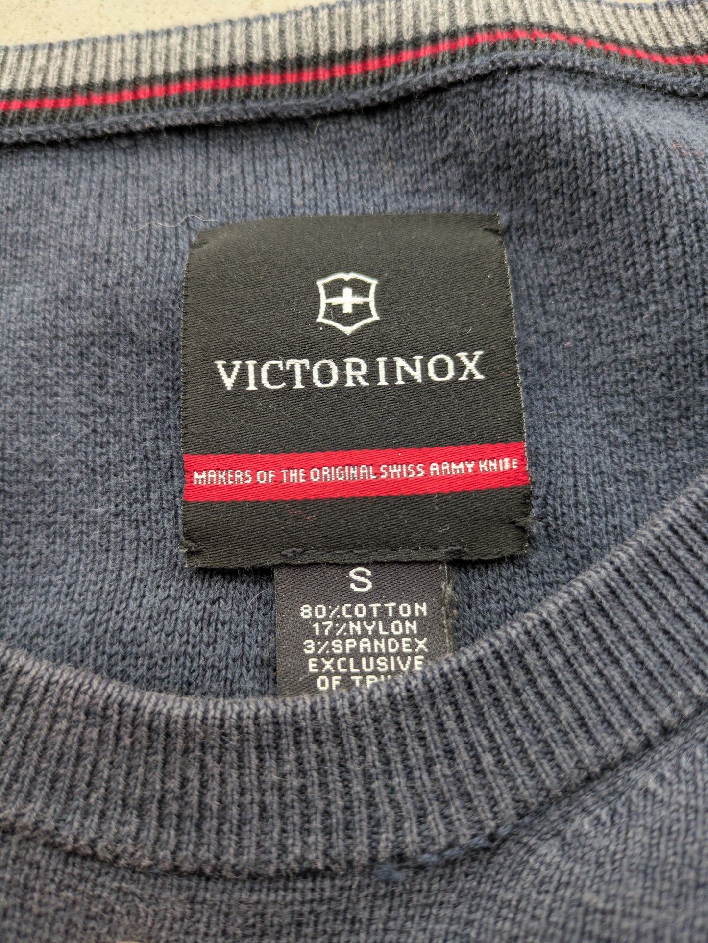 Victorinox Sweater Navy Blue Sz Small