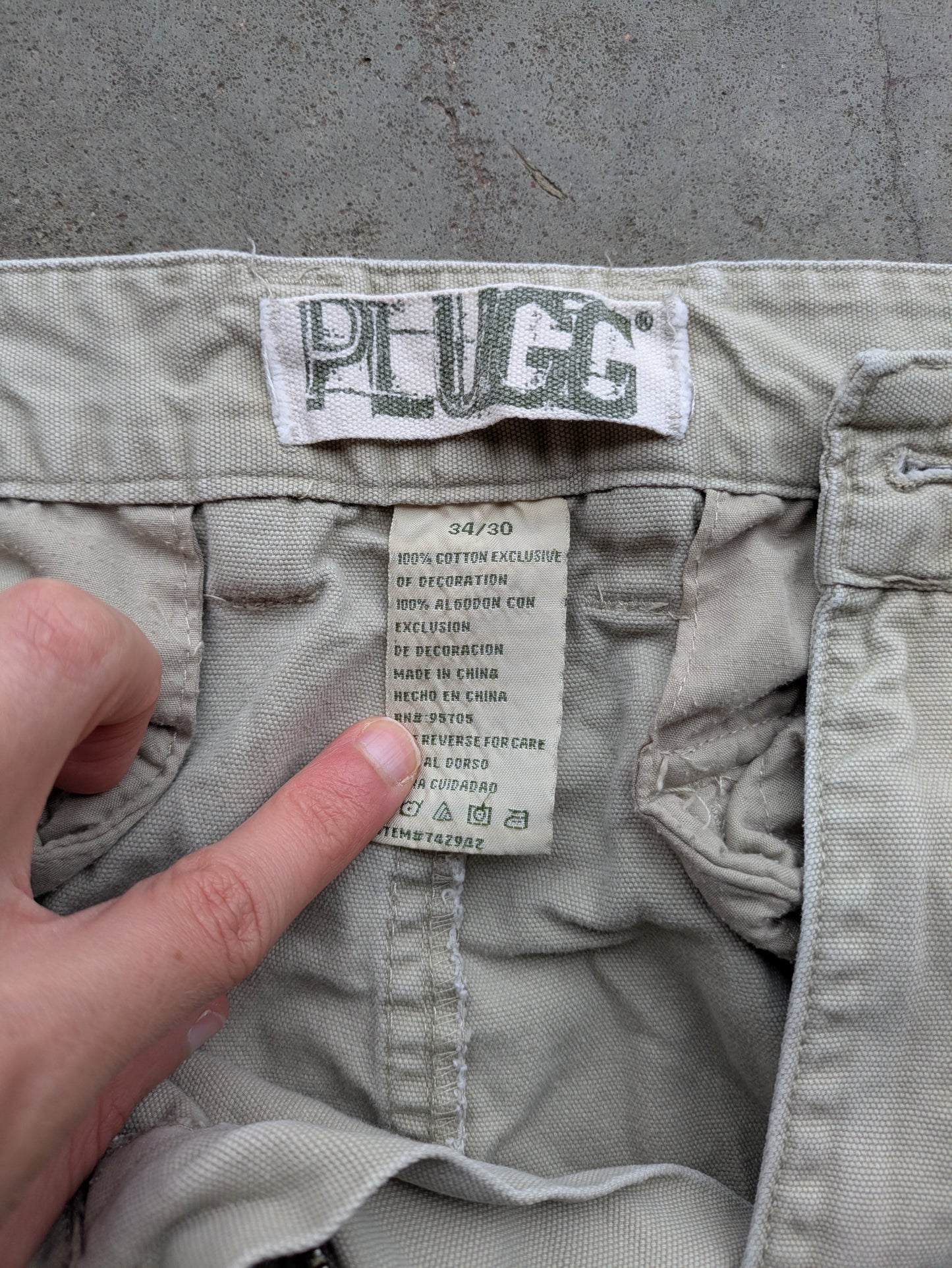 VTG Y2K Khaki Cargo Pants